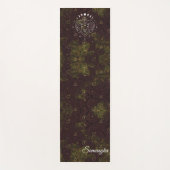 Ram Zodiac gepersonaliseerde Paarse oosterse goud Yogamat (Voorkant)