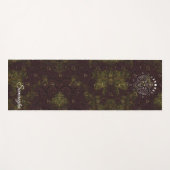 Ram Zodiac gepersonaliseerde Paarse oosterse goud Yogamat (Voorkant (horizontaal))