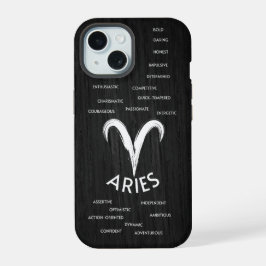 Ram Zodiac Horoscoop Traits Guys iPhone 15 Case