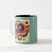 Ram Zodiac Mok met gedurfde kleuren (Voorkant links)