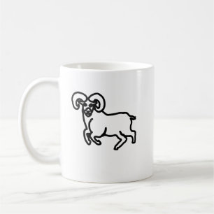 Ram Zodiac Mok Minimal Aries Silhouet