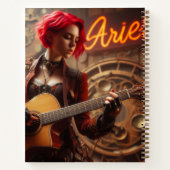 Ram Zodiac Muzikant Gitaar Notitieboek (Achterkant)