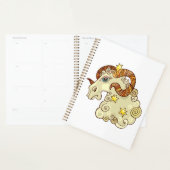 Ram Zodiac Ram Kleurrijk Astrologisch Planner (Display)