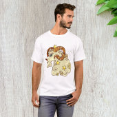 Ram Zodiac Ram Kleurrijk Astrologisch T-shirt