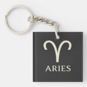 Ram Zodiac Sign - Astrologie Symbool Sleutelhanger (voorkant)