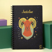 Ram Zodiac Sign L Galaxy Sky Star Persoonlijk Planner