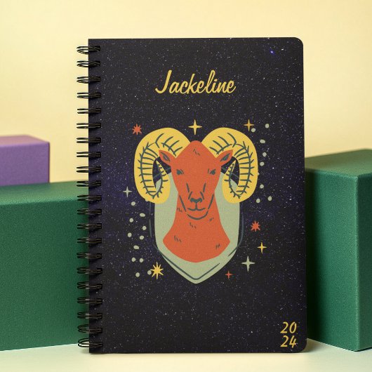 Ram Zodiac Sign L Galaxy Sky Star Persoonlijk Planner