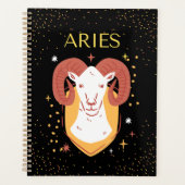 Ram Zodiac Sign&Quote Modern Elegant Gift Theme Planner (Voorkant)