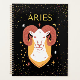 Ram Zodiac Sign&Quote Modern Elegant Gift Theme Planner