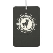 Ram Zodiac Sign Ram Cosmic Starburst Design Luchtverfrisser (Voorkant)