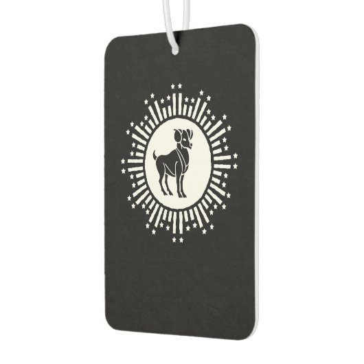 Ram Zodiac Sign Ram Cosmic Starburst Design Luchtverfrisser (Links)