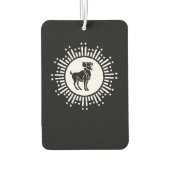 Ram Zodiac Sign Ram Cosmic Starburst Design Luchtverfrisser (Achterkant)