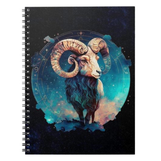 Ram Zodiac Spiral Notitieboek (Voorkant)
