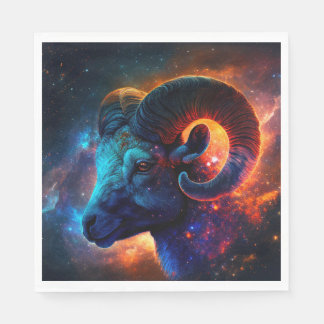 Ram Zodiac Star Sign Papieren servetten