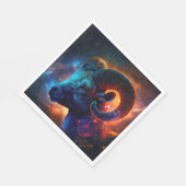 Ram Zodiac Star Sign Papieren servetten (Hoek)