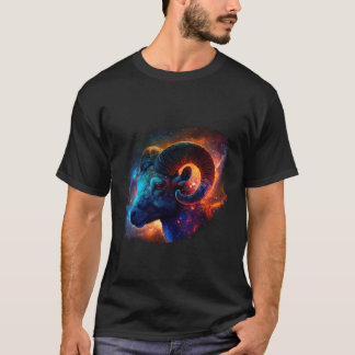 Ram Zodiac Sterrenbeeld Basic T-shirt