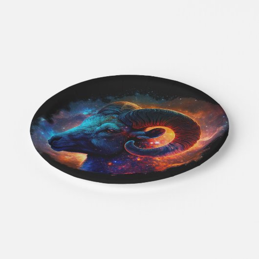 Ram Zodiac sterrenbeeld – Geen tekst - Papier Bord (Gekanteld)