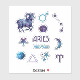 Ram Zodiac Stickers Collectie