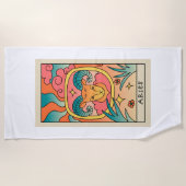 Ram Zodiac-strandhanddoek Strandlaken (Voorkant)