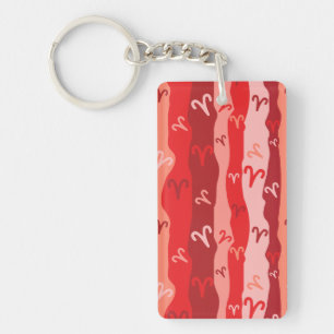 Ram Zodiac Stripes Sleutelhanger