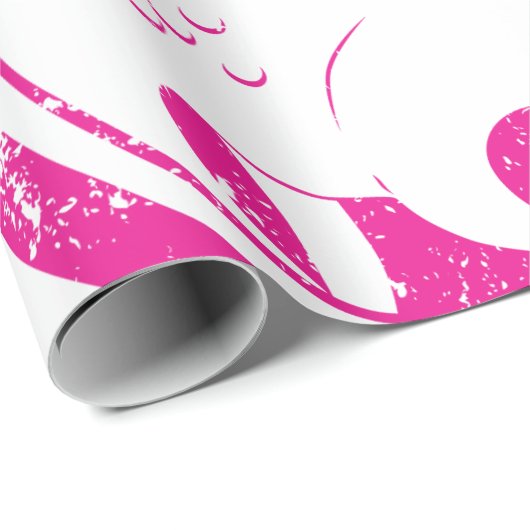 Ram Zodiac Symbool Grunge Roze Ram Astrologie Cadeaupapier