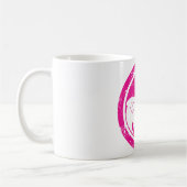 Ram Zodiac Symbool Grunge Roze Ram Astrologie Koffiemok (Links)