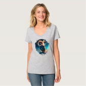 RAM Zodiac Symbool Hemelse Fantasie Ram Vrouwen T-shirt (Voorkant volledig)
