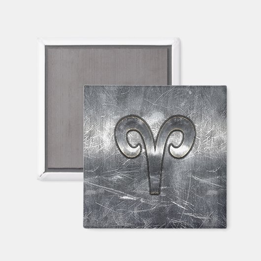 Ram Zodiac-teken Industriële Stijl Magneet (Voorkant / Achterkant)