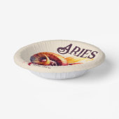 Ram Zodiac thema verjaardagsfeestje Papieren Kommen (Gebogen)