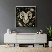 Ram Zodiacia Celestiale Astrologie Poster