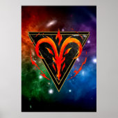 Ram Zodiacus Cadeau Astrologie Poster (Voorkant)