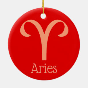 Ram Zon teken Zodiac Symbool Keramisch Ornament