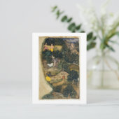 Rama achtervolgt de Golden Deer van de Ramayana. Briefkaart (Staand voorkant)