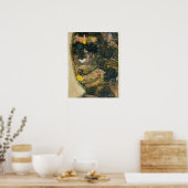 Rama achtervolgt de Golden Deer van de Ramayana. Poster (Keuken)