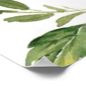 Rama de oliva moderna salve la fecha poster (Hoek)