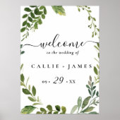 Rama de oliva moderna salve la fecha poster (Voorkant)