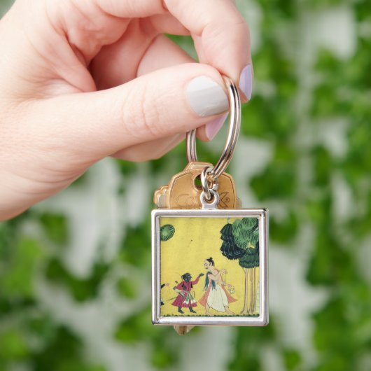 Rama en Lakshmana samen met Visvamitra Sleutelhanger (Hand)