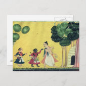 Rama en Lakshmana vergezeld door Visvamitra Briefkaart (Voorkant / Achterkant)