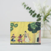 Rama en Lakshmana vergezeld door Visvamitra Briefkaart (Staand voorkant)