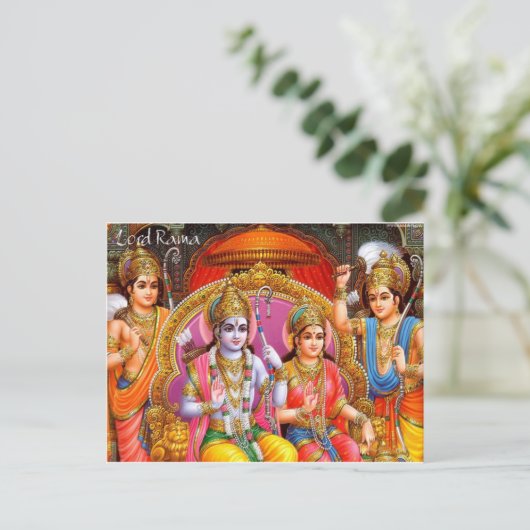 RAMA EN SITA BRIEFKAART (Staand voorkant)