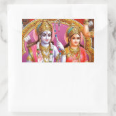 RAMA EN SITA RECHTHOEKIGE STICKER (Tas)