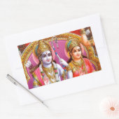 RAMA EN SITA RECHTHOEKIGE STICKER (Envelop)