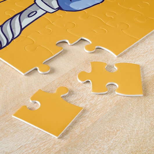 Rama Hindu Deity Legpuzzel (Zijkant)