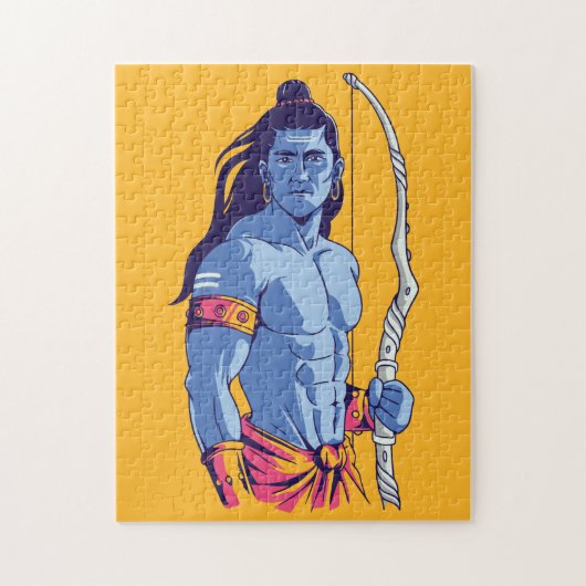 Rama Hindu Deity Legpuzzel (Verticaal)