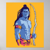 Rama Hindu Deity Poster (Voorkant)