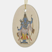 Rama - pijlen vasthouden keramisch ornament (Links)