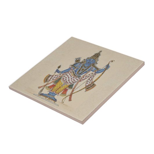 Rama - pijlen vasthouden tegeltje (Zijkant)