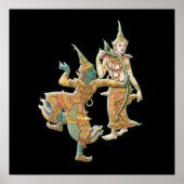RAMA SITA - RAMAYANA HINDU BUDDHIST GOD POSTER (Voorkant)