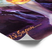 Rama verdwijnt de oceaan met V Sapar Poster (Hoek)