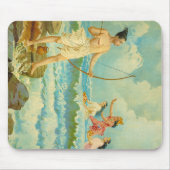 Rama verdwijnt het Zee van Raja Ravi Varma Muismat (Voorkant)